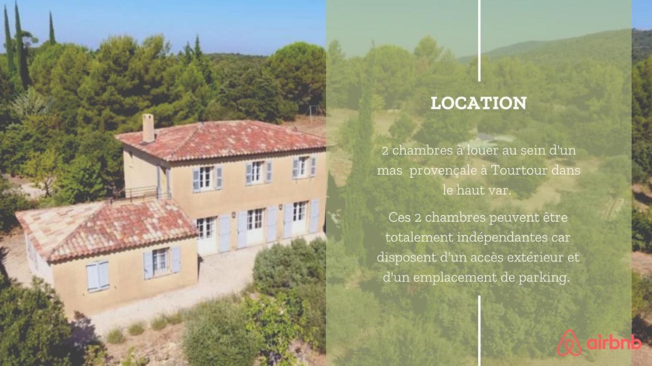 Chambres En Campagne Tourtour Buitenkant foto